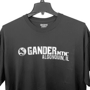 Gander Mountain Mens T-Shirt Size XL Black‎ Cotton Blend Algonquin IL Outdoors
